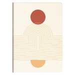 Terrakotta Notizbuch A5 64S lin st