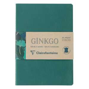 Ginkgo Set 2 Notizhefte A5 32Bl lin