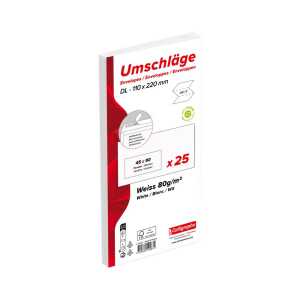 Umschl DL Fenster links selbstkl 25