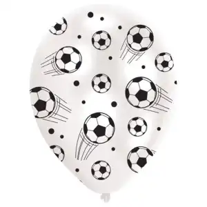 Luftballons Fußball 27,5cm 6 Stück