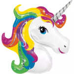 Folienballon Einhorn 83x73cm