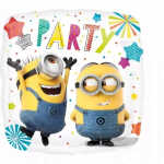 Folienballon Minions Party 43x43cm
