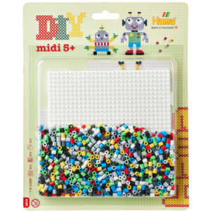 Hama Bügelperlen midi Roboter 1100 Stück Blister