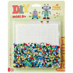 Hama Bügelperlen midi Roboter 1100 Stück Blister