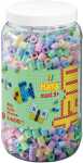 Hama Bügelperlen maxi Pastellmix 1400 Stück Dose