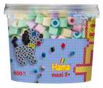 Hama Bügelperlen maxi Pastellmix 600 Stück Dose