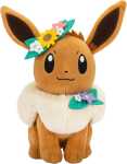 Plüsch PokÃ©mon Evoli mit Blumen 20cm