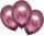 Luftballons Satin Luxe flamingo 27,5cm 6 Stück