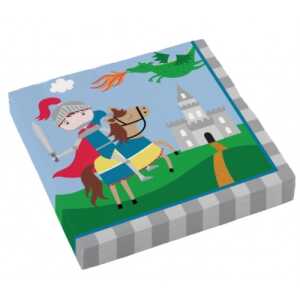 Servietten Knight 33x33cm 20 Stück