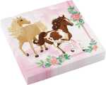 Servietten Beautiful Horses 33x33cm 20 Stück