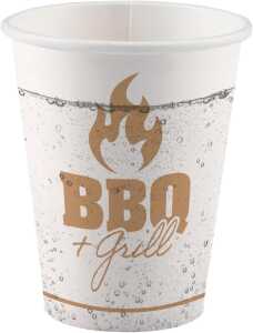 Pappbecher BBQ Grill Party 500ml 8 Stück