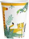 Pappbecher Get Wild 250ml 8 Stück