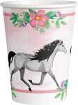 Pappbecher Beautiful Horses 250ml 8 Stück