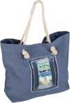Idena Strandtasche Summer blau 52x38x13cm