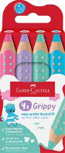FABER-CASTELL Buntstifte Grippy Pastell 4 Stück