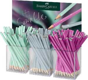 FABER-CASTELL Display Bleistift Sparkle Aurora Colour 144 Teile