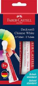 Faber-Castell Deckweiß 3x7,5ml Blister