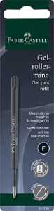 Faber-Castell Gelrollermine G2 F schwarz Blister