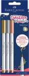 Faber-Castell Goldfaber Creative Marker Metallic Brush 3...