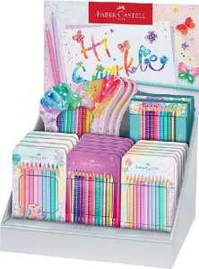 FABER-CASTELL Display Sparkle Geschenkesets 22 Teile