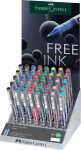 FABER-CASTELL Display Tintenroller Free Ink 0.7mm 40 Teile