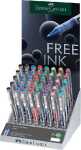 FABER-CASTELL Display Tintenroller Free Ink 0.7mm 40 Teile