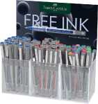 FABER-CASTELL Display Tintenroller Free Ink 0.7mm 60 Teile