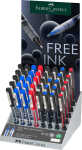 FABER-CASTELL Display Tintenroller Free Ink micro broad 40 Teile
