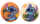 John Springball Disney Stitch High Bounce gelb orange 6,3cm 2fach sortiert