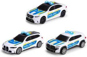 Dickie Toys Modellauto BMW Police Cars 15cm 3fach sortiert