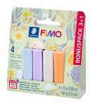 STAEDTLER FIMO Modelliermasse Soft spring pastell 4x25g