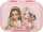 DEPESCHE TOPModel Brotdose Edelstahl Hund und Katze rosa 17,3x3,3x6,9cm