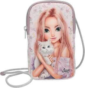 DEPESCHE TOPModel Smartphonetasche Blooming Kitty Katze flieder