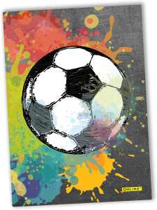 ONLINE Kladde Soccer gepunktet 96 Blatt 80g/mÂ² DIN A5