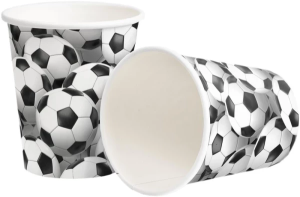 Pappbecher Fussballmotiv 10 Stück