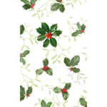 Home Fashion Mitteldecke Airlaid Ilex and Mistletoe 80x80cm