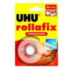 UHU Rollafix Transparent Blister 25m+Abroller