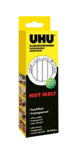 UHU Heißklebepatronen HOT MELT transparent 10 Sticks