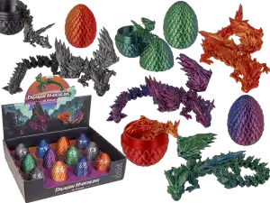 OOTB 3D-gedruckter Drache mit Ei