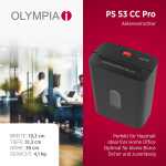 OLYMPIA Aktenvernichter PS 53 CC Pro schwarz