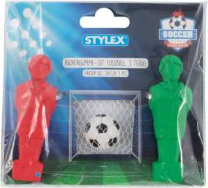 STYLEX Radiergummi-Set Fußball Kollektion 3-teilig