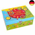 Idena Geschenkbox Schulanfang mehrfarbig 22x9x17cm