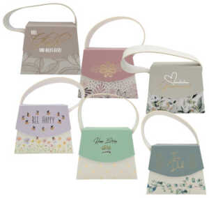 Geschenkbox Handtaschenform mini 6fach sortiert