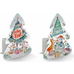 Geschenkbox 3D Weihnachten 2fach sortiert