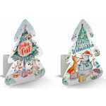 Geschenkbox 3D Weihnachten 2fach sortiert