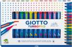 Giotto Doppelfasermaler Turbo Pro 15 Farben mit...