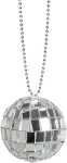 Boland Halskette Discokugel silber 40cm
