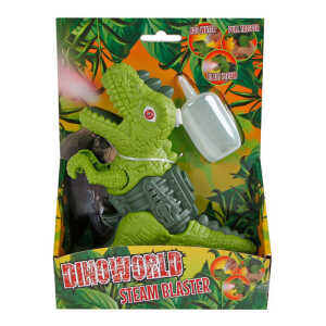 Dinosaurier mit Licht Sound und Rauch 17cm 2fach sortiert