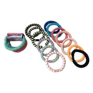 Glamour Arm/Haarband Textil 4 Stück sortiert