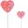 Herzlolli mit Zuckerkonfetti XL 75g 2fach sortiert